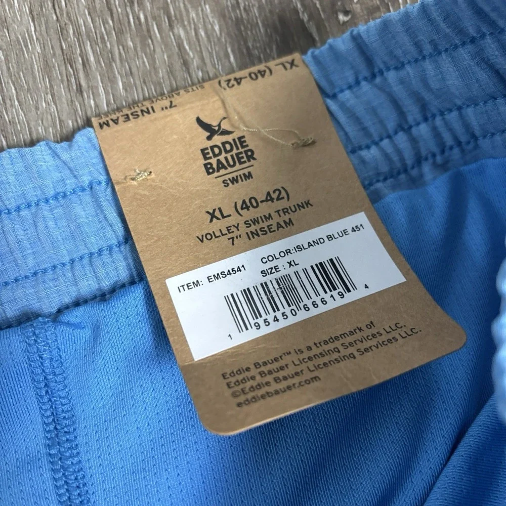 Eddie Bauer Swim Men's XL Island Blue Volley 7